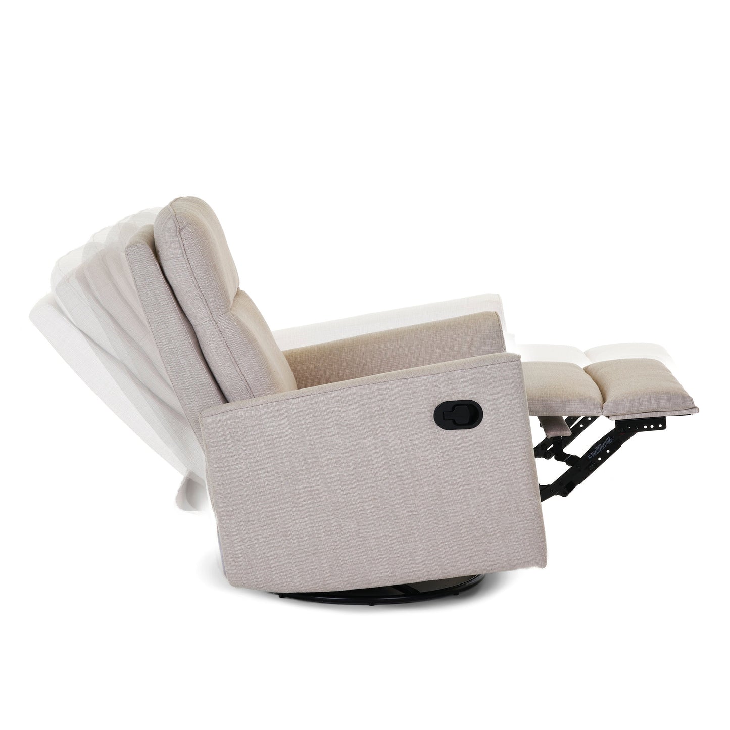 Savannah Swivel Glider Recliner Chair - Oatmeal