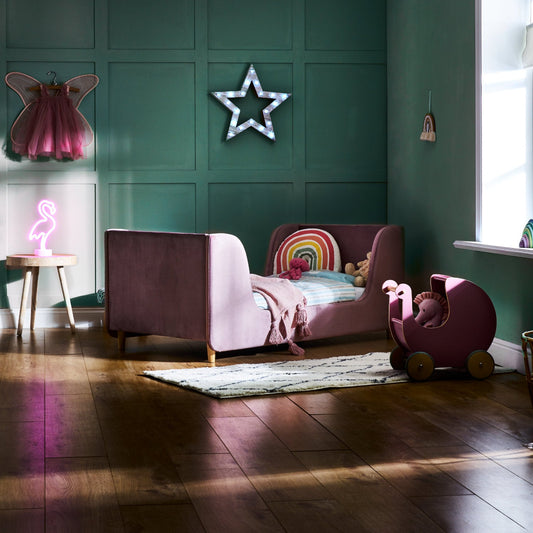 Lumi Toddler Bed - Dusty Pink