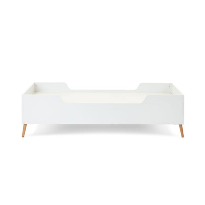 Maya Single Bed - White With Natural