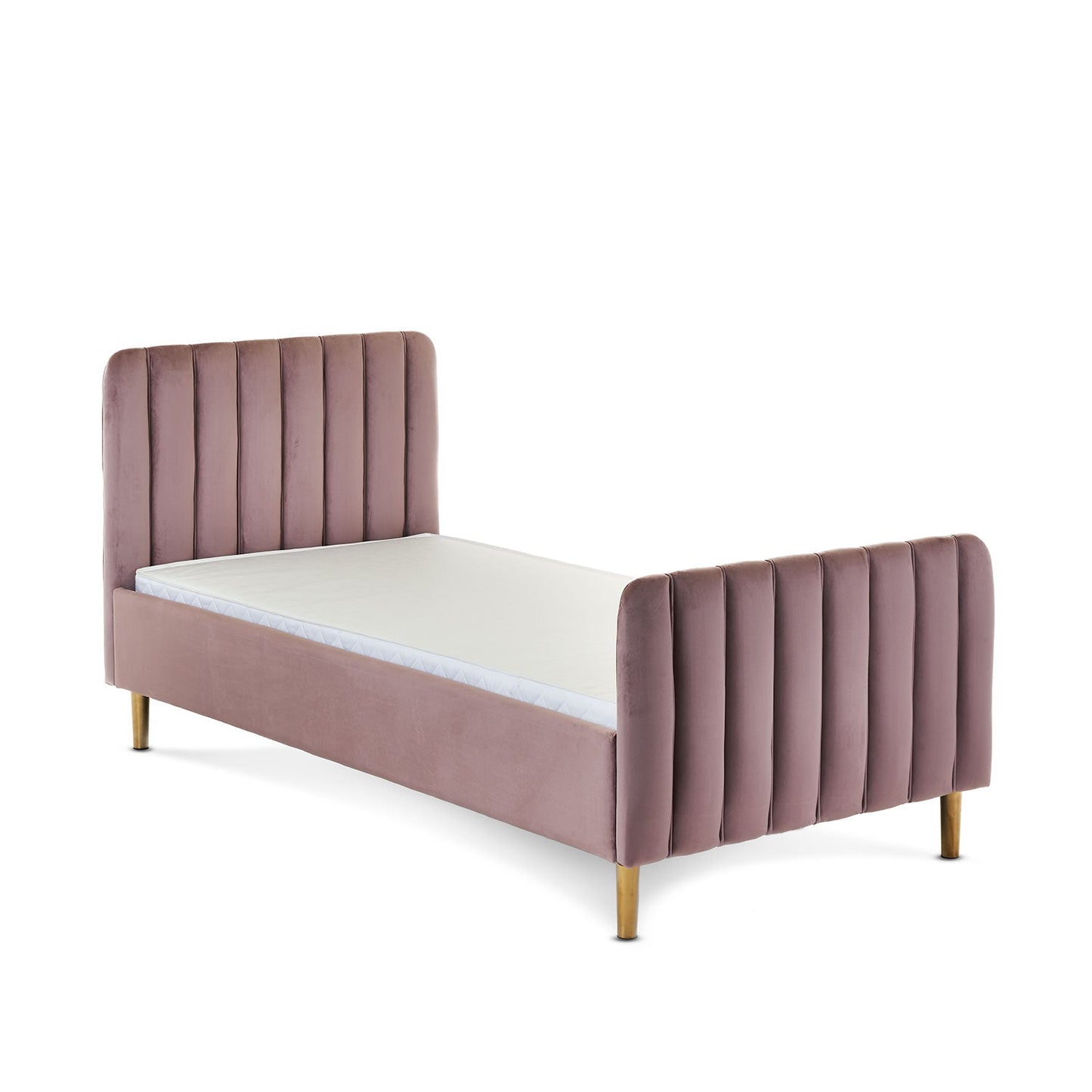 Gatsby Single Bed - Dusty Pink