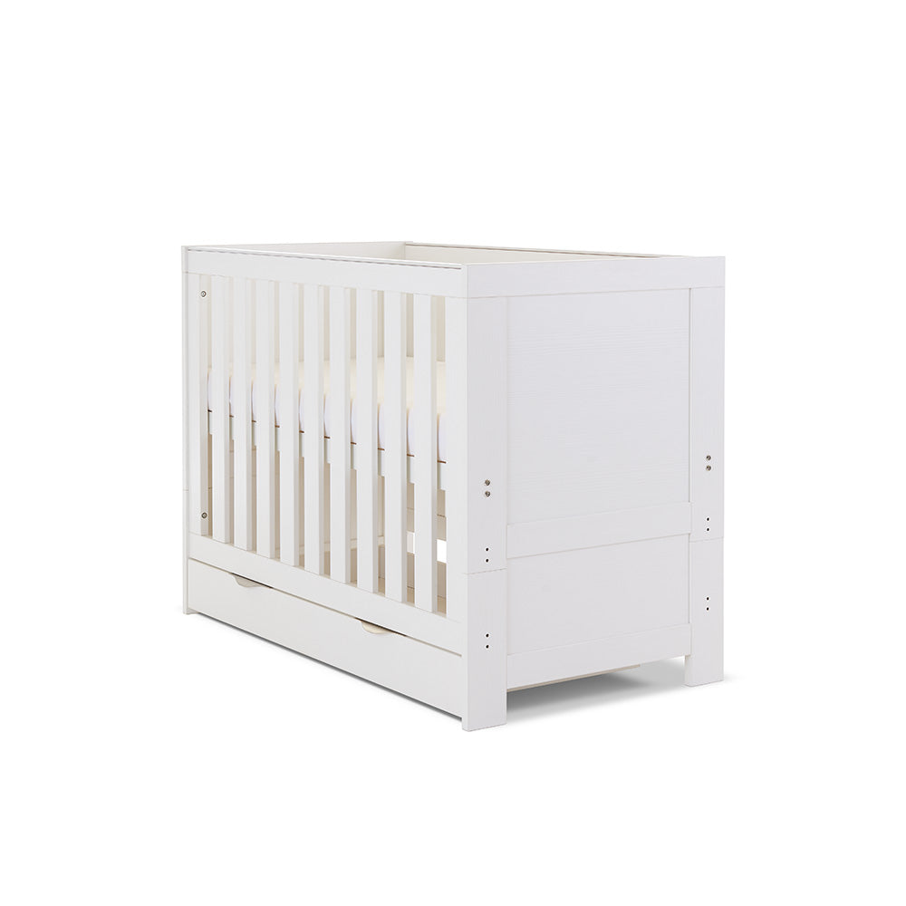 Nika Mini 120 x 60cm Under Drawer - White Wash