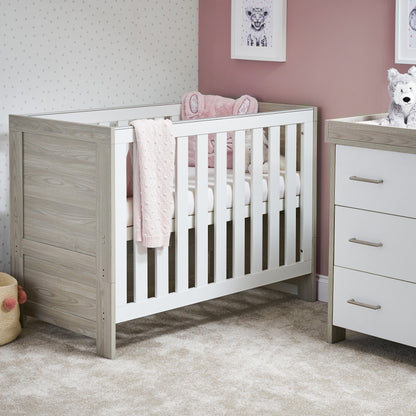 Nika Mini 3 Piece Room Set - Grey Wash & White