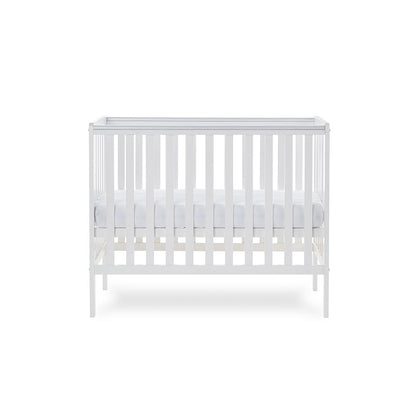 Bantam Space Saver Cot & Cot Top Changer - White