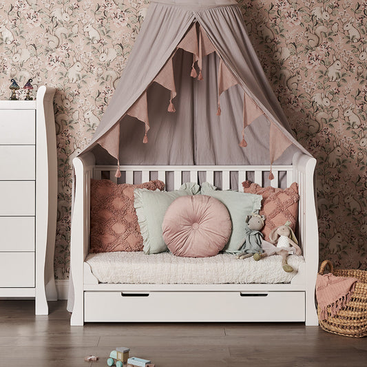 Stamford Mini Sleigh 2 Piece Room Set - White