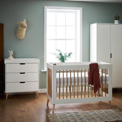 Maya Mini 3 Piece Room Set - White With Natural