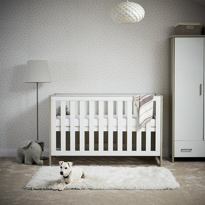 Nika Cot Bed - Grey Wash & White