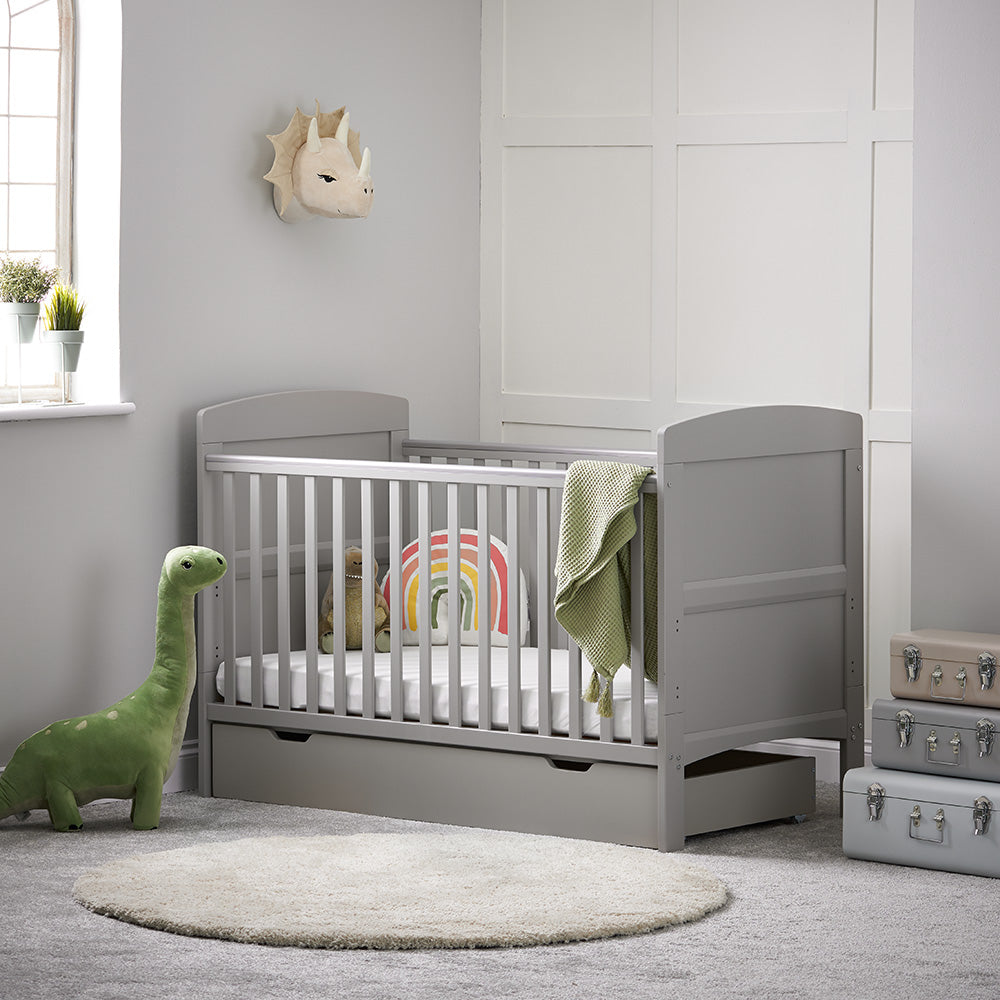 Grace Cot Bed - Warm Grey