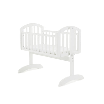 Sophie Swinging Crib + Foam Mattress - White