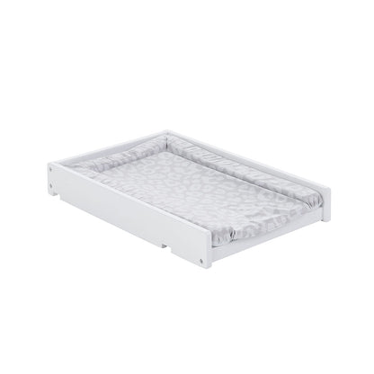 Stamford Space Saver Sleigh Cot & Cot Top Changer - White