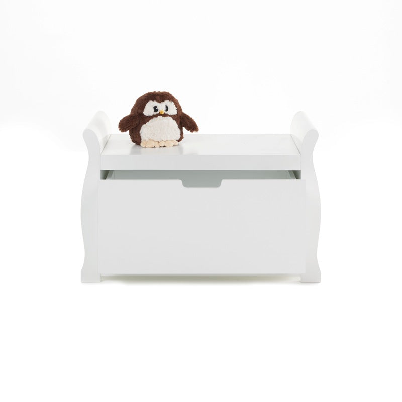 Stamford Sleigh Toy Box - White