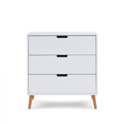 Maya Changing Unit - White With Natural