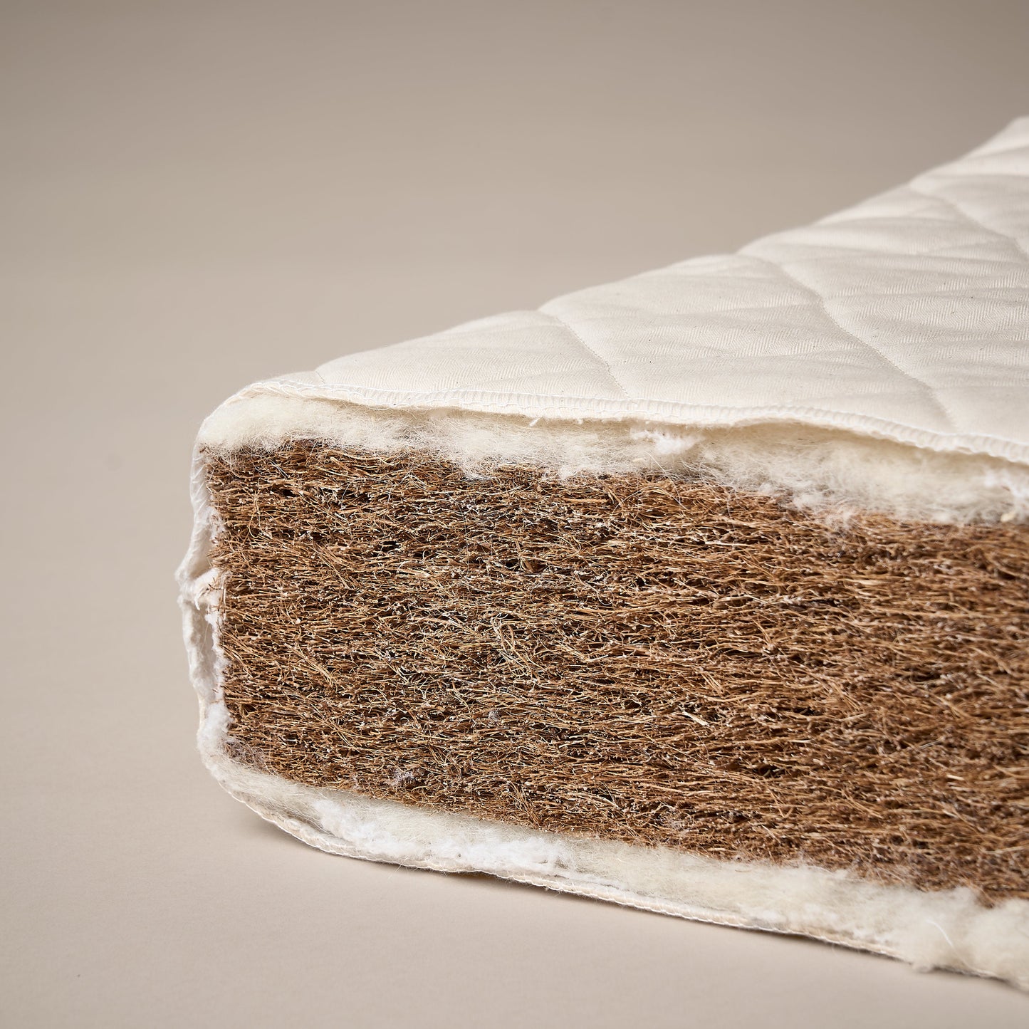 Natural Coir/Wool Mattress - 140 x 70cm