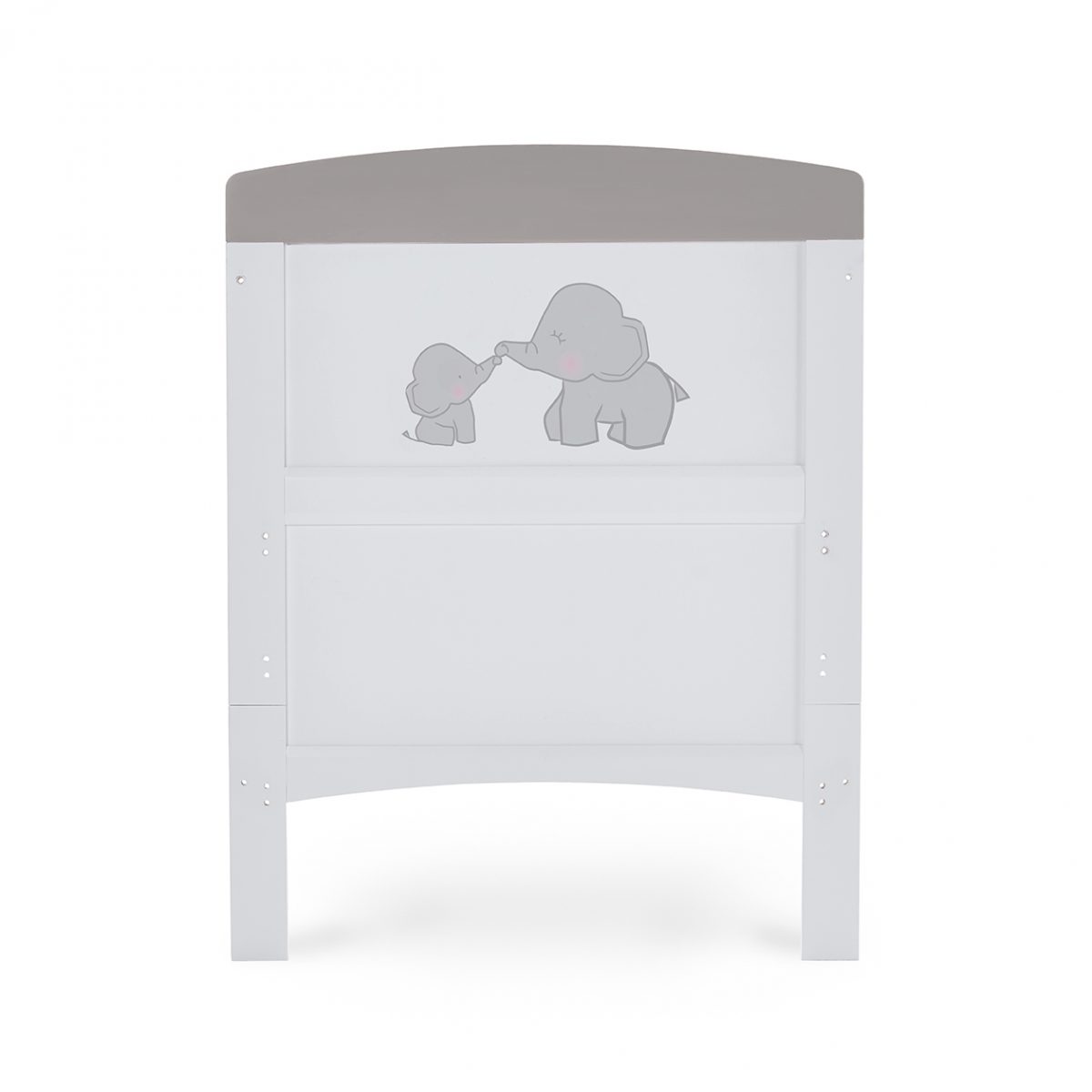 Grace Inspire Cot Bed - Me & Mini Me Elephants - Grey