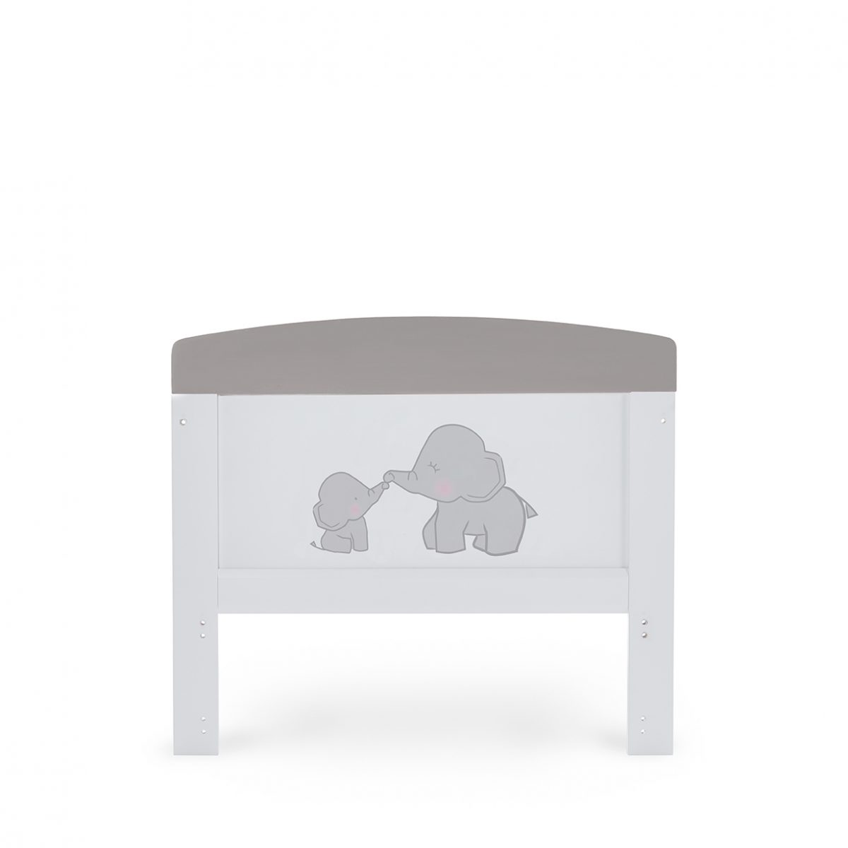 Grace Inspire Cot Bed - Me & Mini Me Elephants - Grey