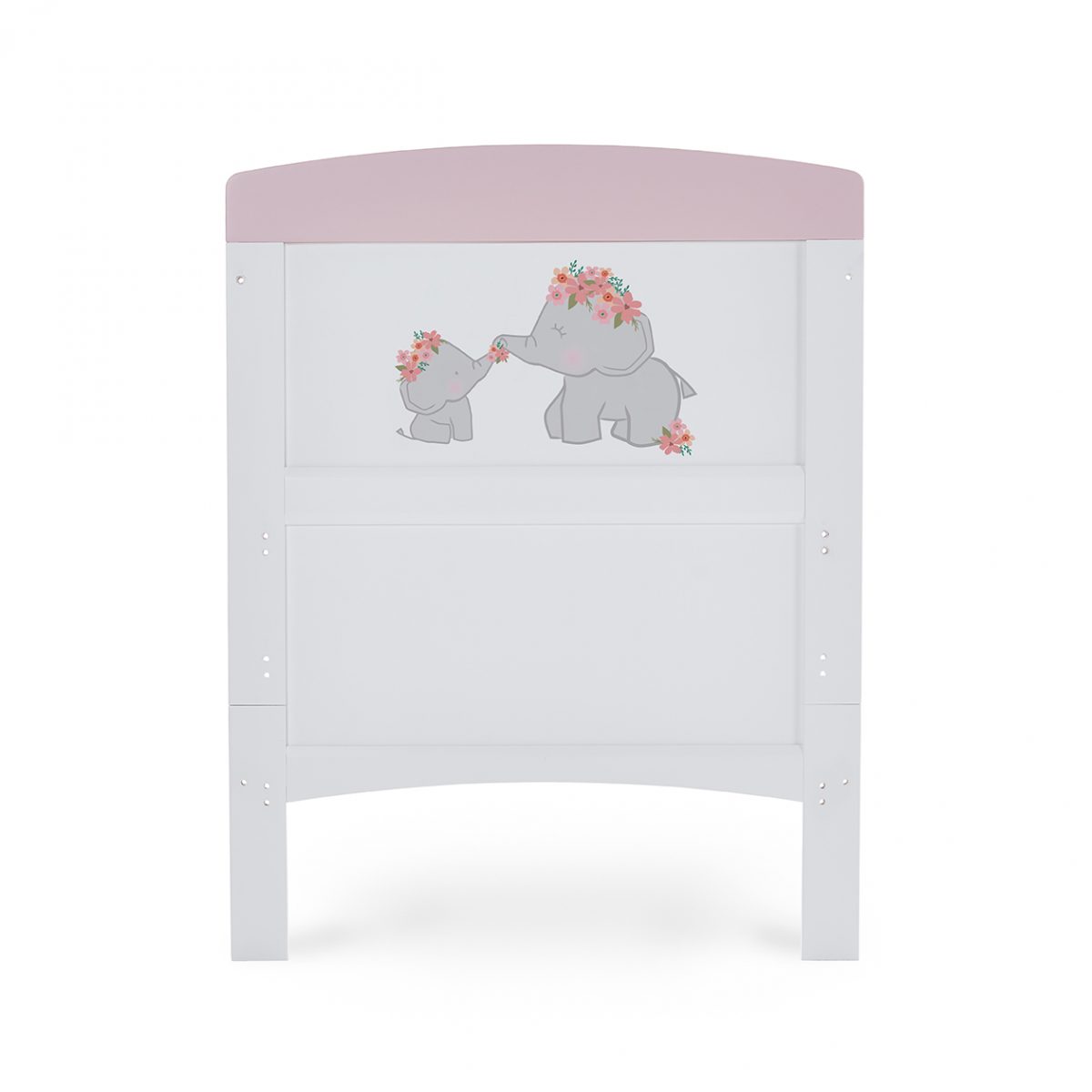 Grace Inspire Cot Bed - Me & Mini Me Elephants - Pink