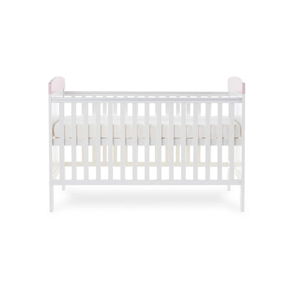 Grace Inspire Cot Bed - Me & Mini Me Elephants - Pink