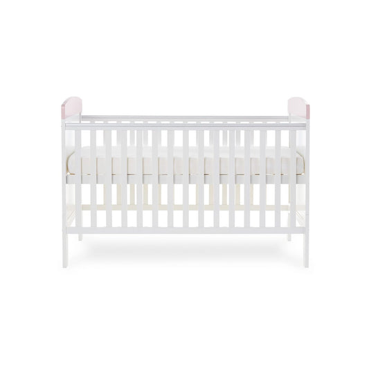 Grace Inspire Cot Bed - Me & Mini Me Elephants - Pink