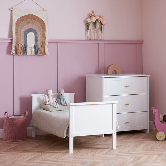 Evie Mini Cot Bed - White