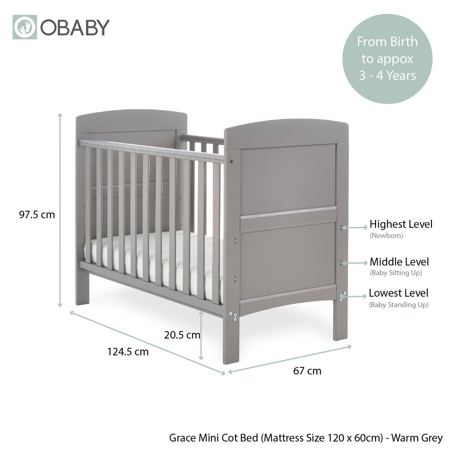 Grace Mini 2 Piece Room Set - Warm Grey