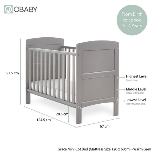 Grace Mini 2 Piece Room Set - Warm Grey