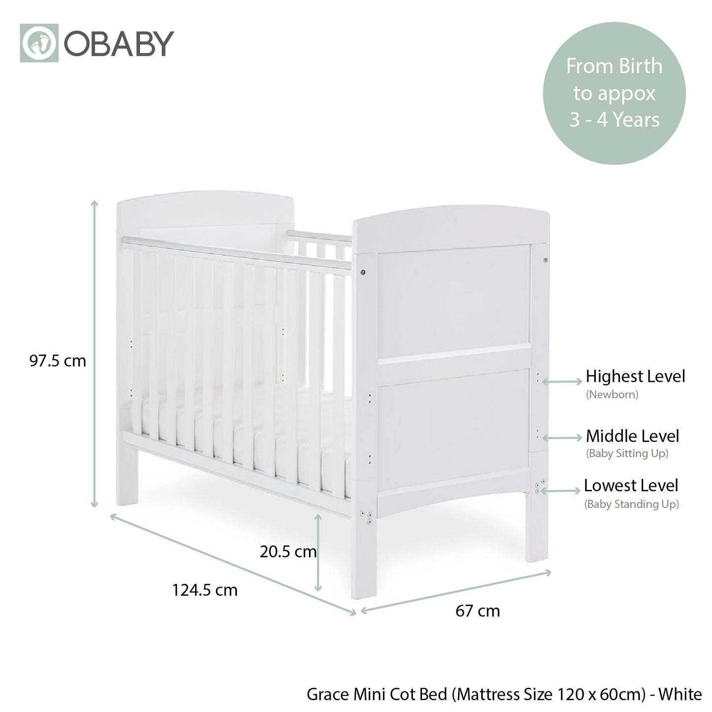 Gracie Mini 3 Piece Room Set - White