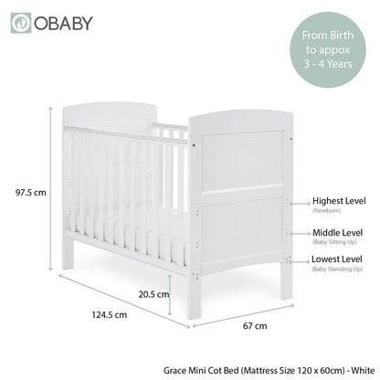 Gracie Mini 3 Piece Room Set - White