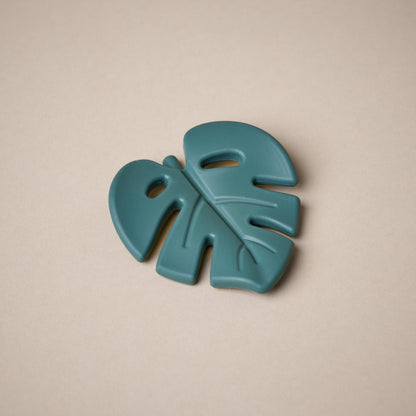 Leaf Teether - Teal