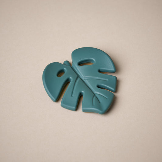 Leaf Teether - Teal