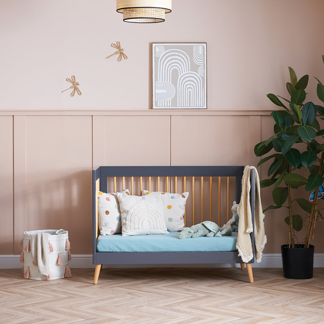 Maya Mini Cot Bed - Slate