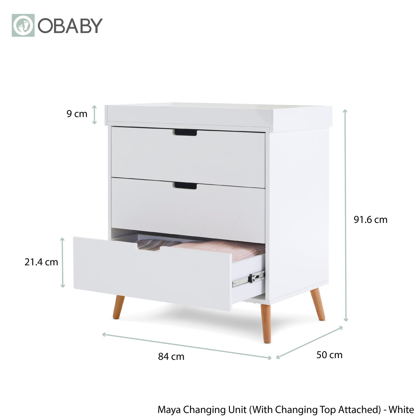 Maya 2 Piece Room Set - White With Natural