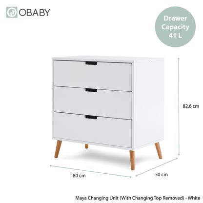 Maya 2 Piece Room Set - White With Natural