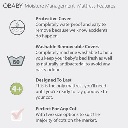 Moisture Management Mattress -140x70cm