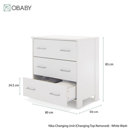 Nika 2 Piece Room Set - White Wash