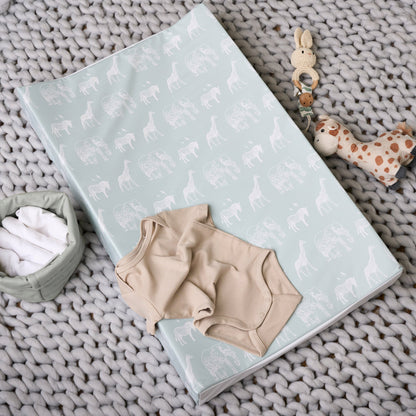Wedge Changing Mat - Safari Sage Print
