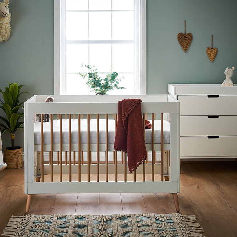 Maya Mini 2 Piece Room Set - White With Natural