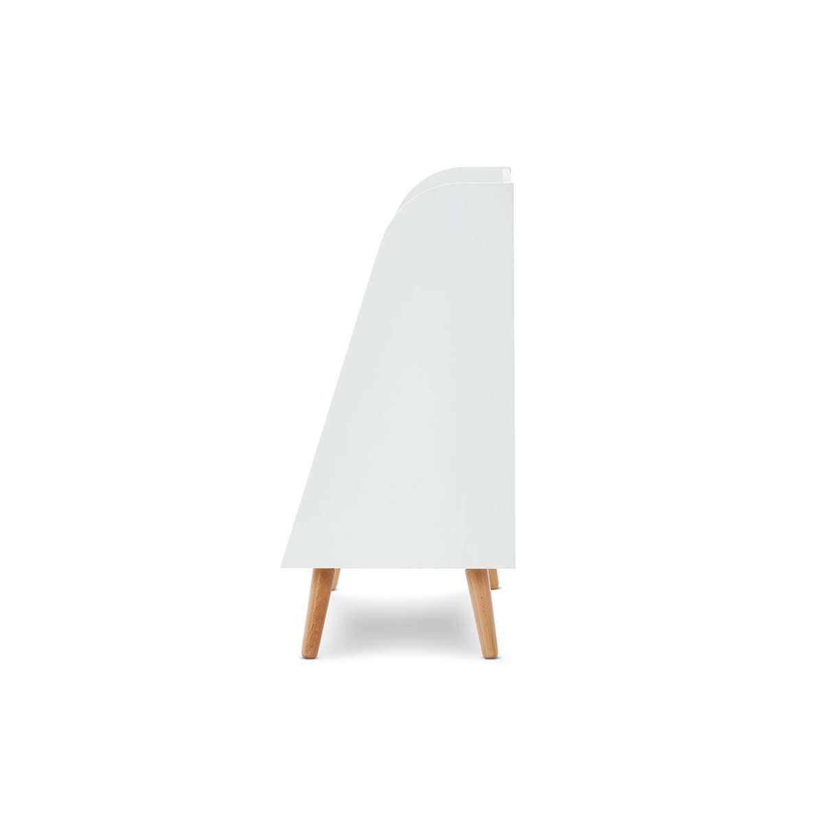 Maya Bookcase/Toy Storage - White With Natural