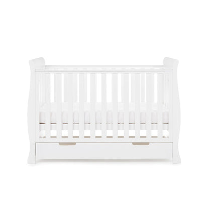 Stamford Mini Sleigh Cot Bed - White