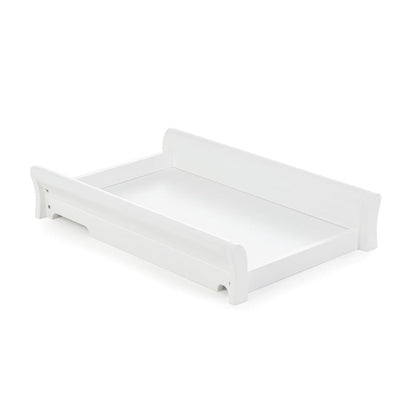 Stamford Sleigh Cot Top Changer - White