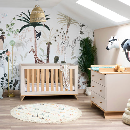 Thea 2 Piece Nursery Room Set - Latte