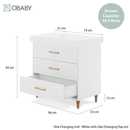 Orla 2 Piece Room Set - White with Oak
