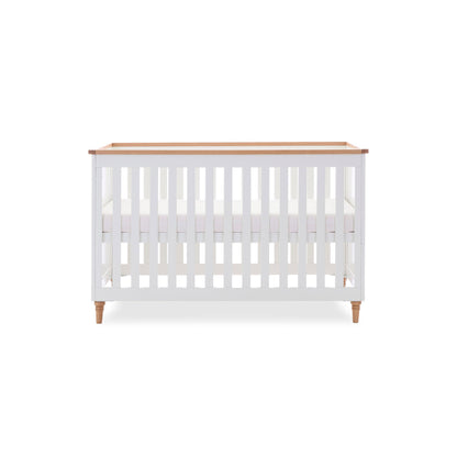 Orla Cot Bed - White with Oak
