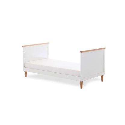 Orla Cot Bed - White with Oak