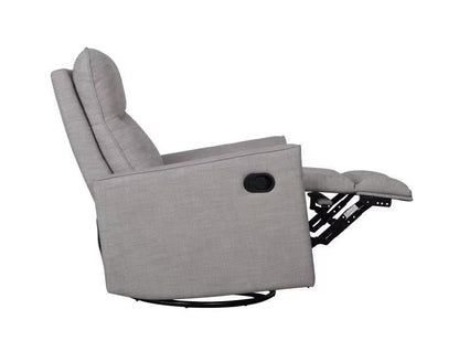 Savannah Swivel Glider Recliner Chair - Pebble