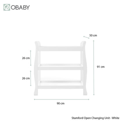 Stamford Space Saver Sleigh 2 Piece Room Set - White