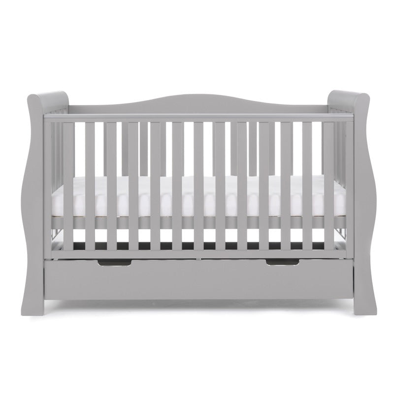 Stamford Luxe Sleigh 3 Piece Room Set - Warm Grey