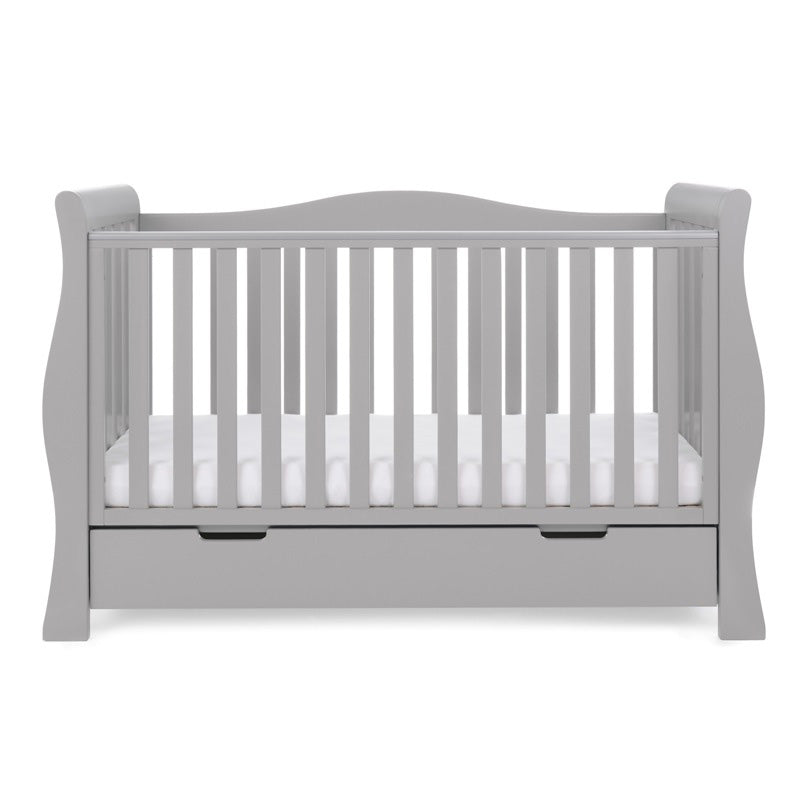 Stamford Luxe Sleigh 2 Piece Room Set - Warm Grey
