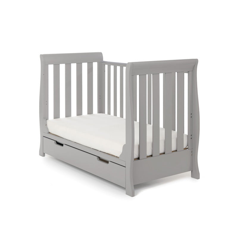 Stamford Mini Sleigh 3 Piece Room Set - Warm Grey