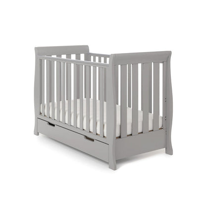 Stamford Mini Sleigh Cot Bed - Warm Grey