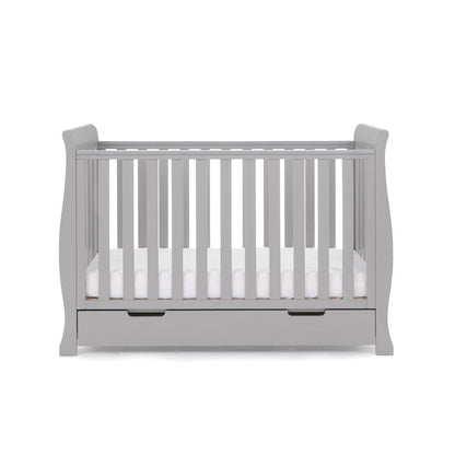 Stamford Mini Sleigh Cot Bed - Warm Grey
