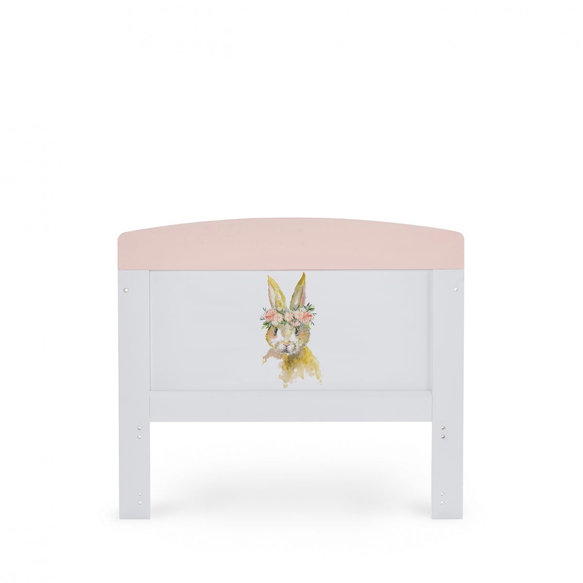 Grace Inspire Cot Bed - Watercolour Rabbit - Pink